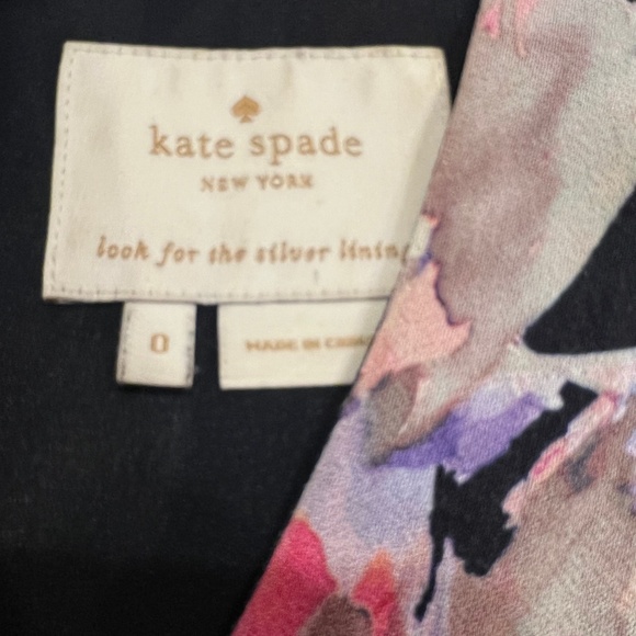 Kate Spade Hazy Floral Long Sleeved Dress 0 XS - Picture 4 of 5